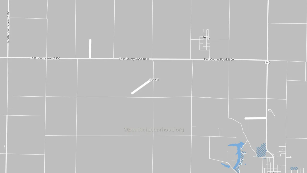 Transit Grade map of McCall, IL