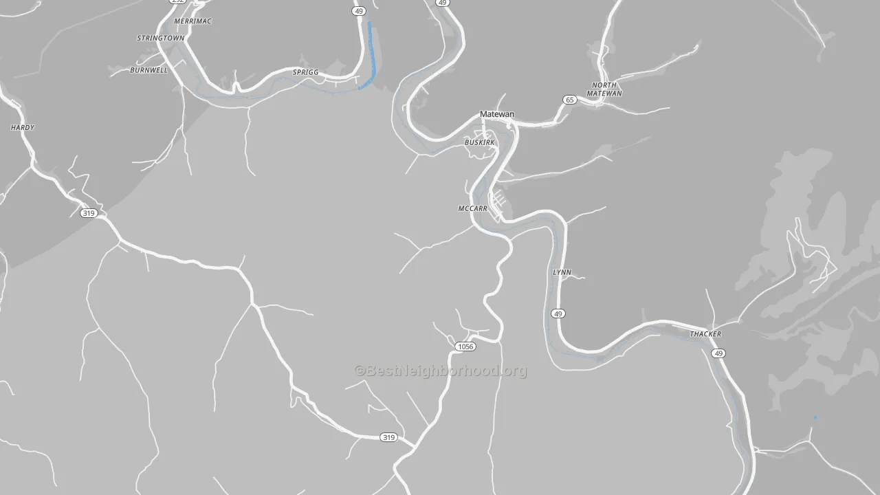 Transit Grade map of McCarr, KY
