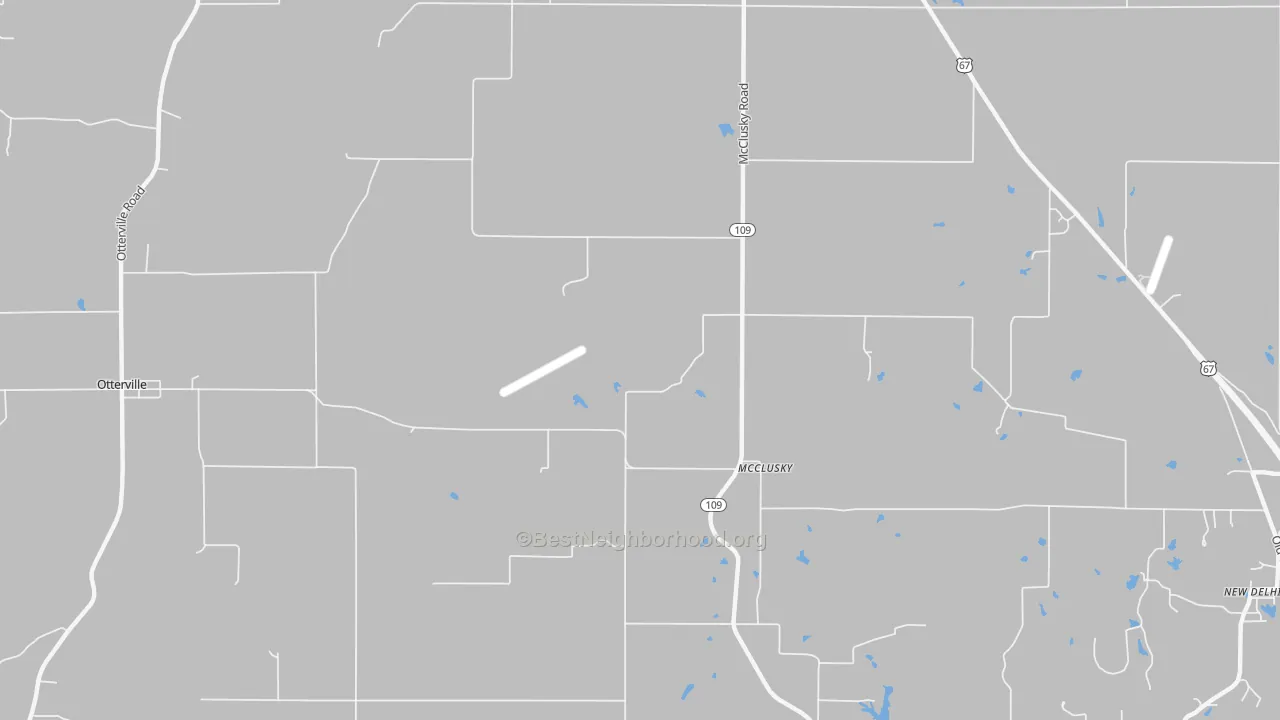 Transit Grade map of McClusky, IL