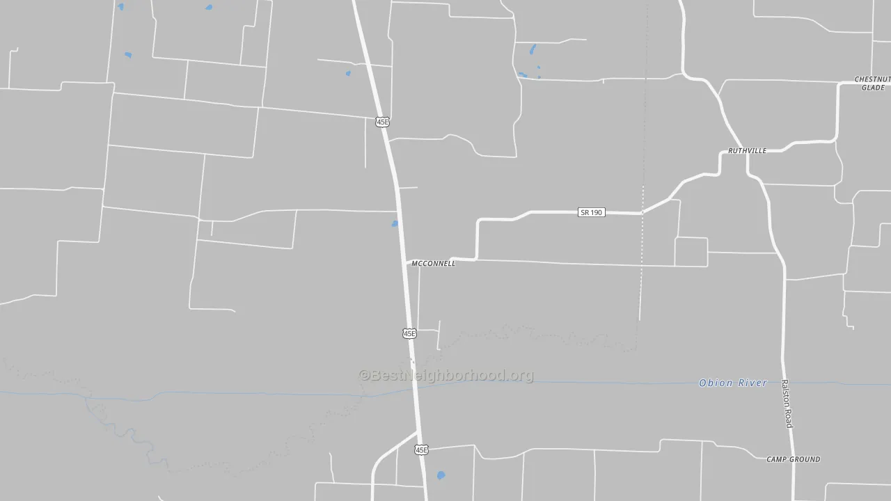 Transit Grade map of McConnell, TN
