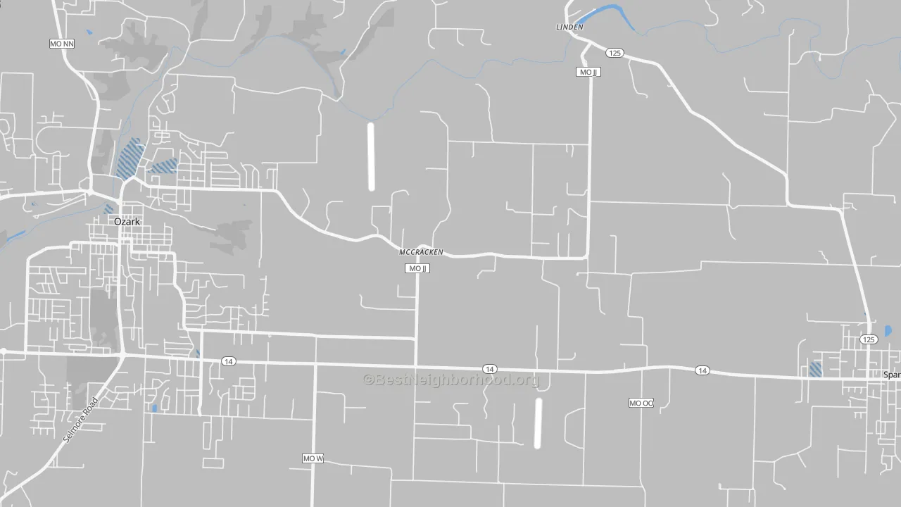 Transit Grade map of McCracken, MO