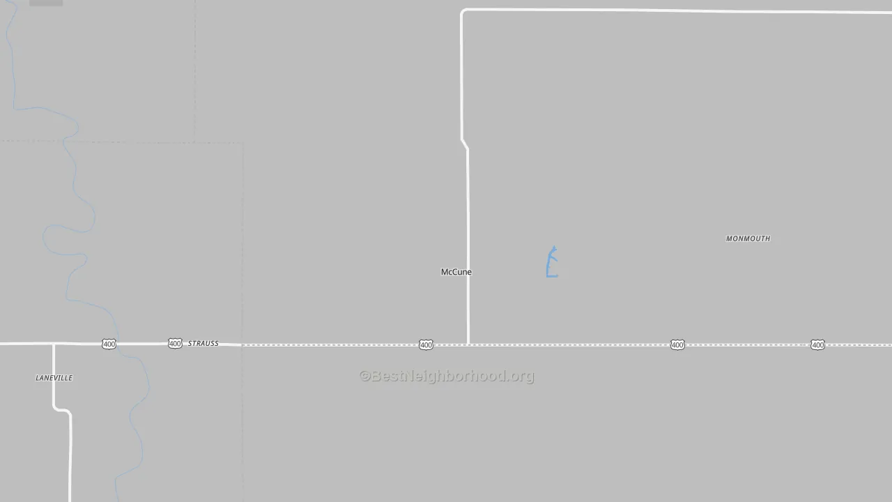 Transit Grade map of McCune, KS