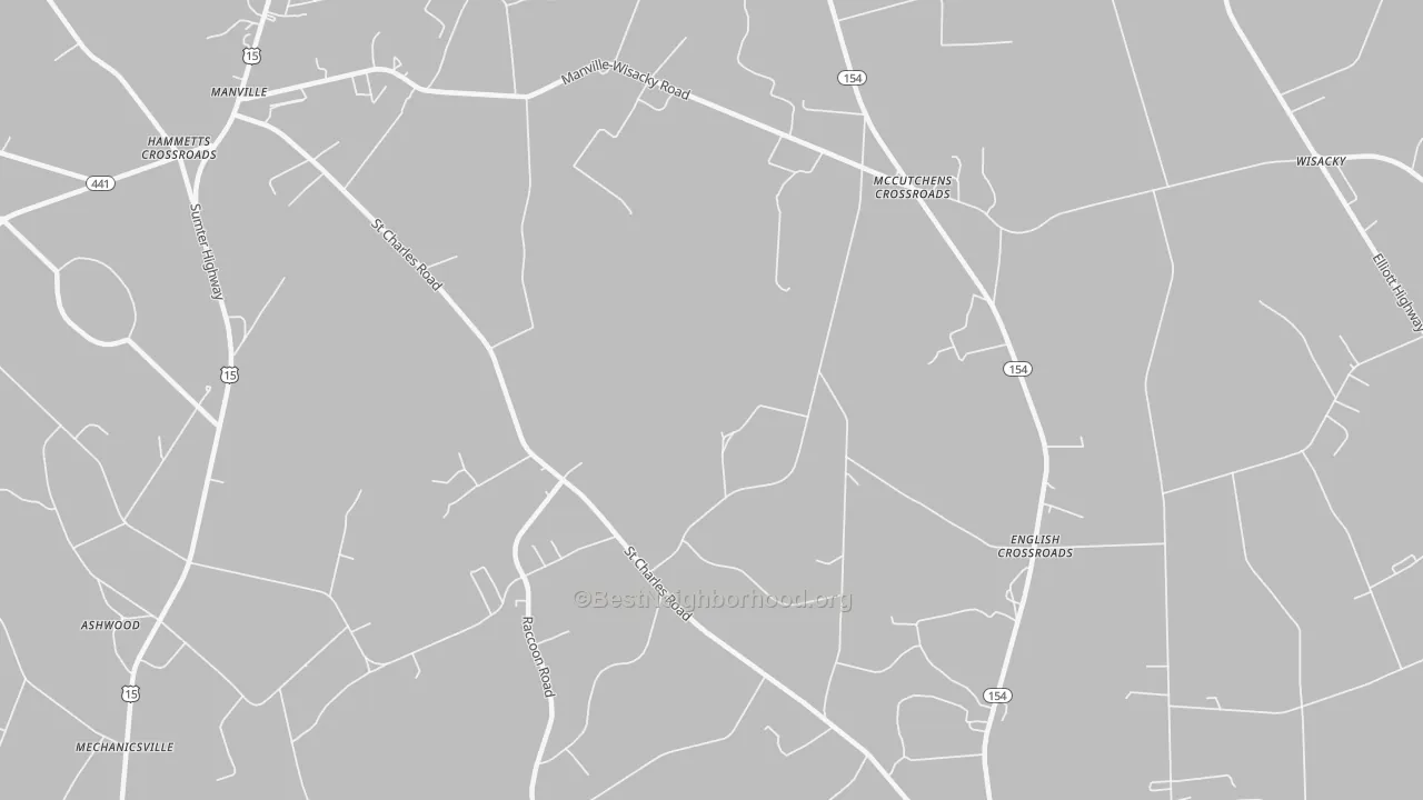 Transit Grade map of McCutchens Crossroads, SC