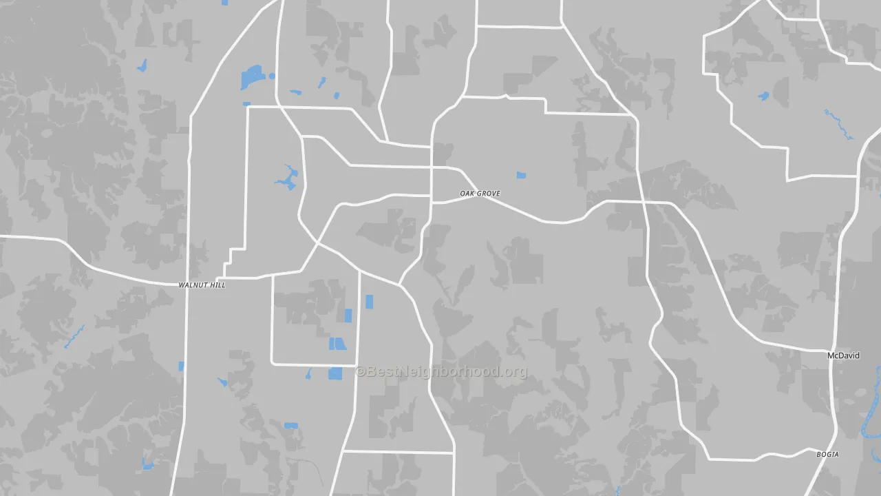 Transit Grade map of McDavid, FL