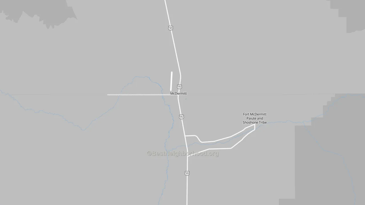 Transit Grade map of McDermitt, NV
