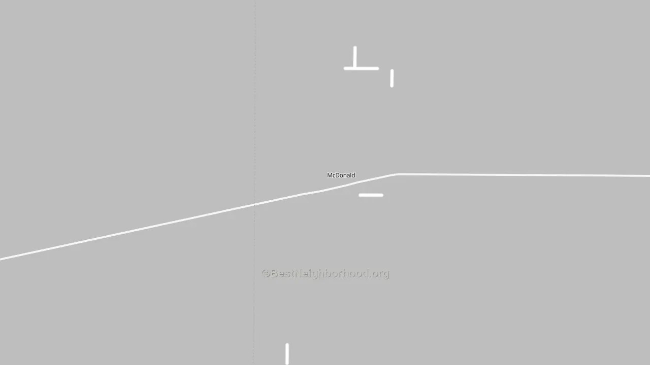 Transit Grade map of McDonald, KS