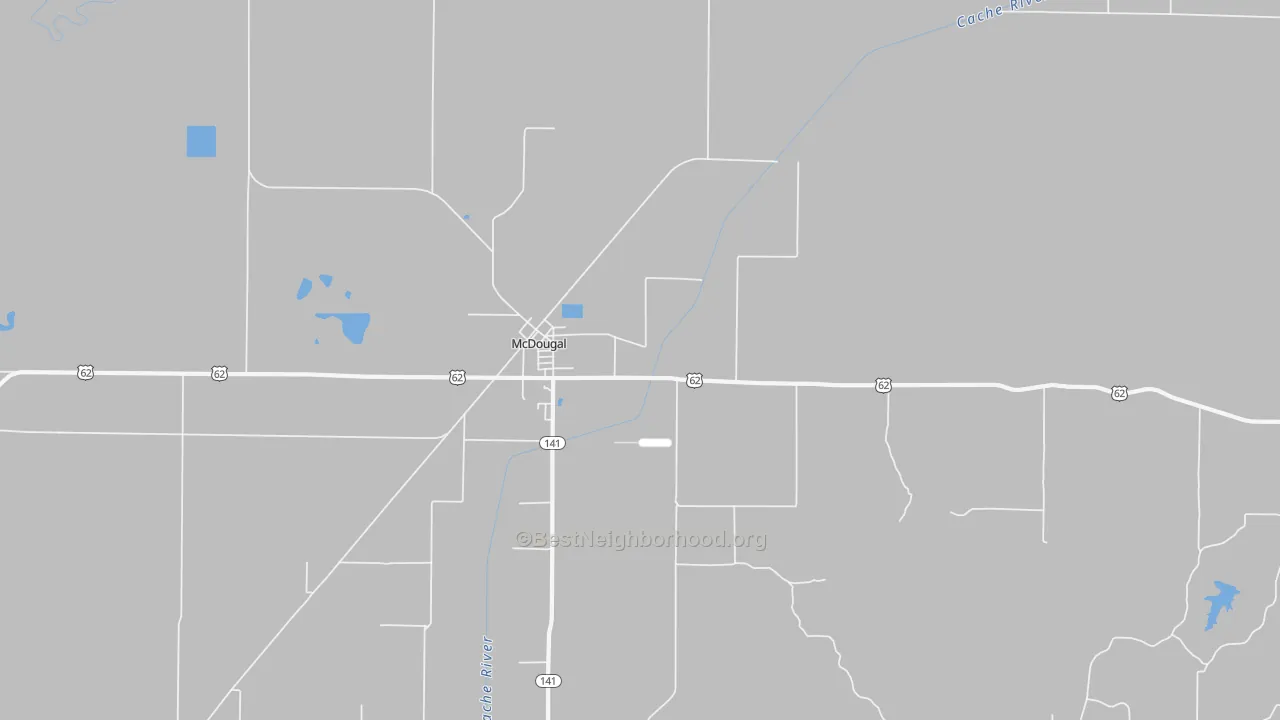 Transit Grade map of McDougal, AR