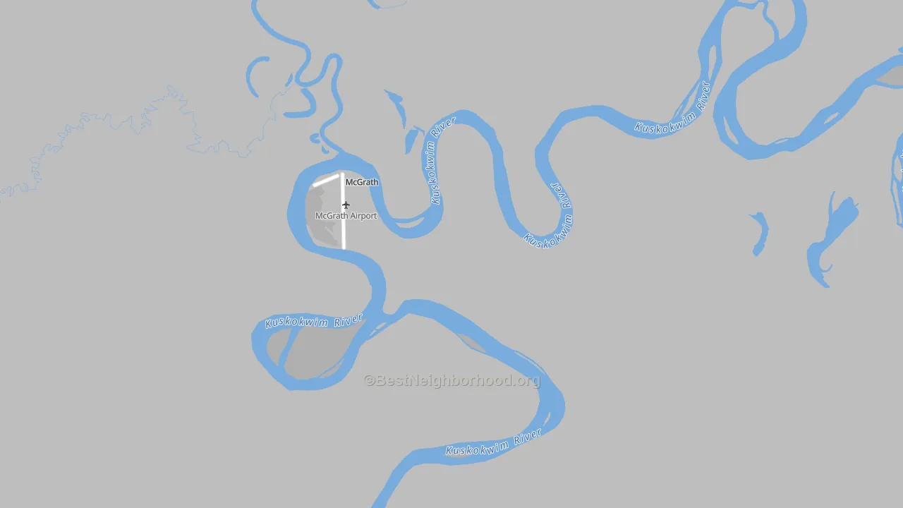 Transit Grade map of McGrath, AK
