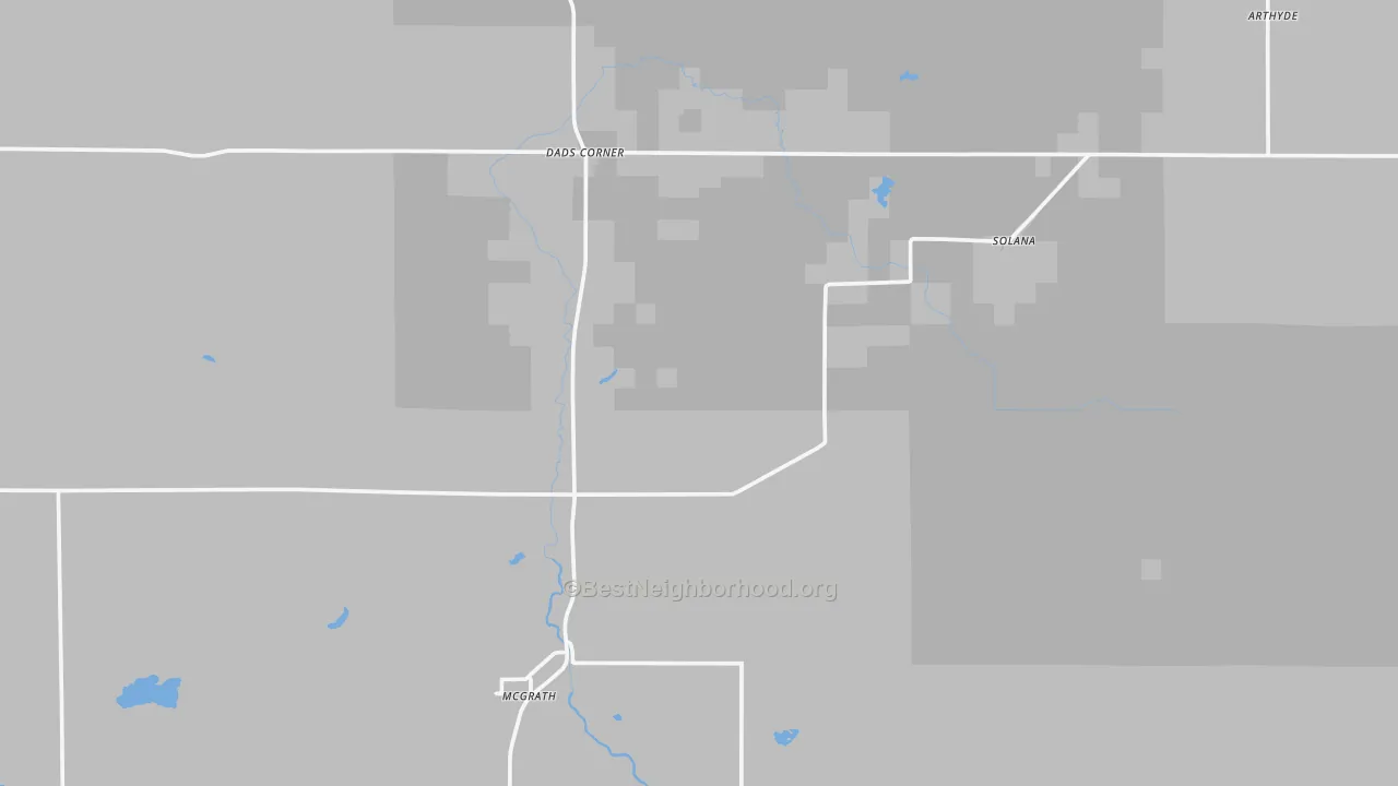 Transit Grade map of McGrath, MN
