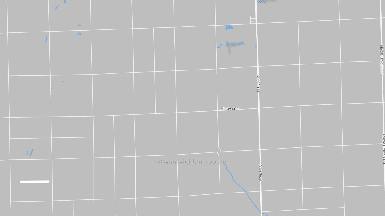 Transit Grade map of McGregor, MI