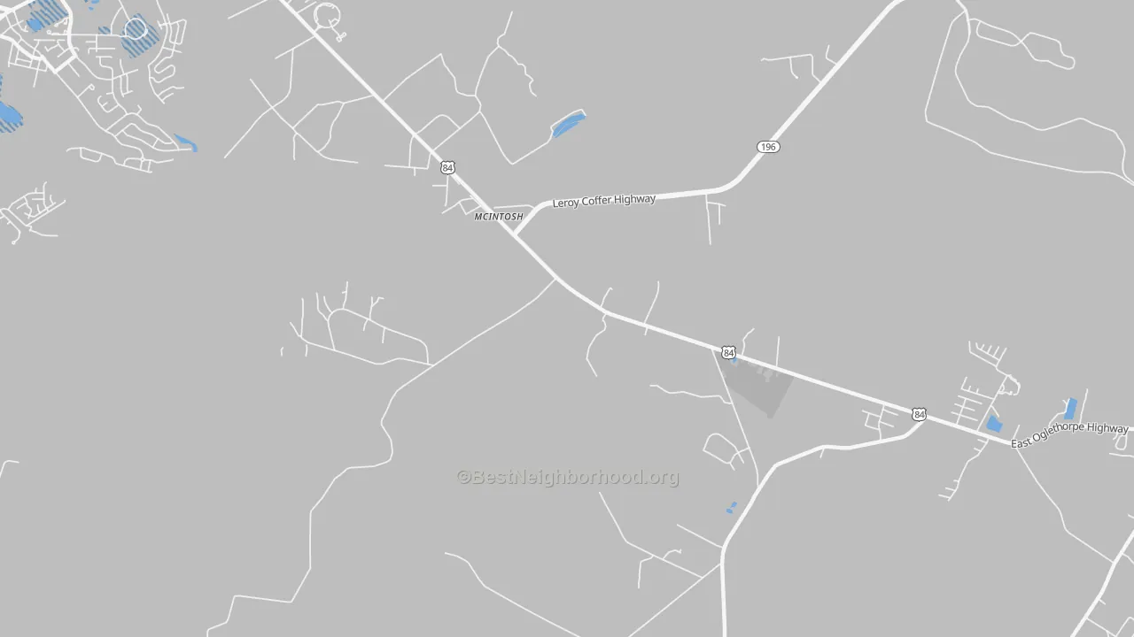 Transit Grade map of McIntosh, GA