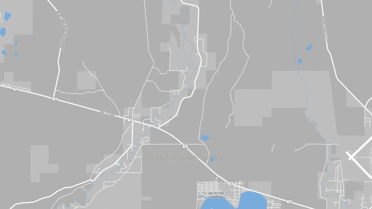 Transit Grade map of McIntyre Landing, MI