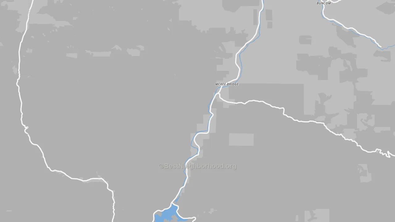 Transit Grade map of McKee Bridge, OR