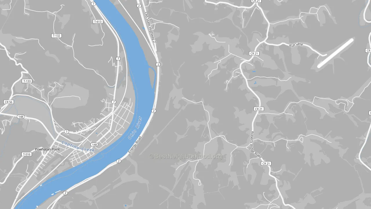 Transit Grade map of McKeefrey, WV