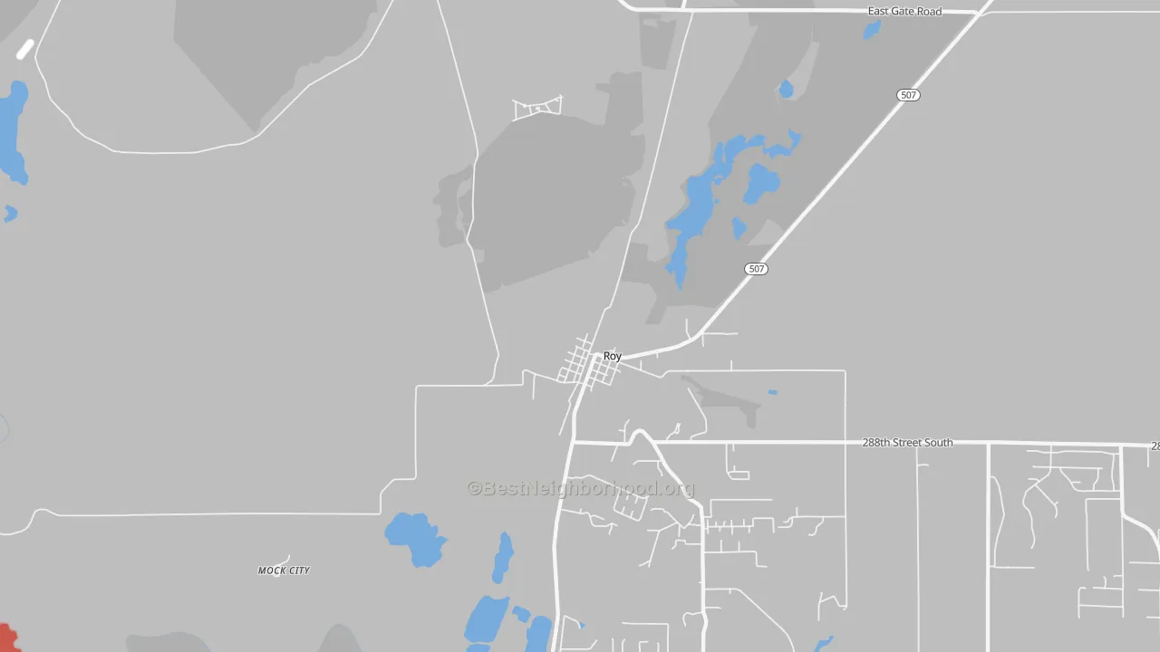 Transit Grade map of Mckenna, WA