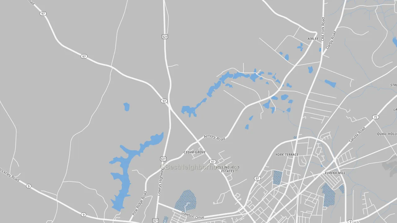 Transit Grade map of Mckeown, SC