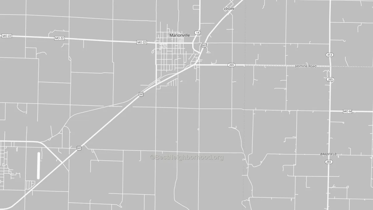 Transit Grade map of McKinley, MO