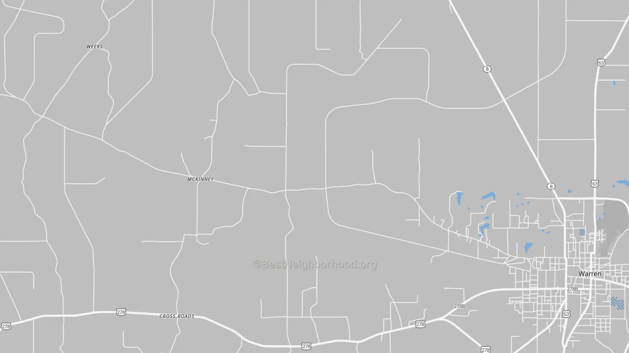 Transit Grade map of McKinney, AR