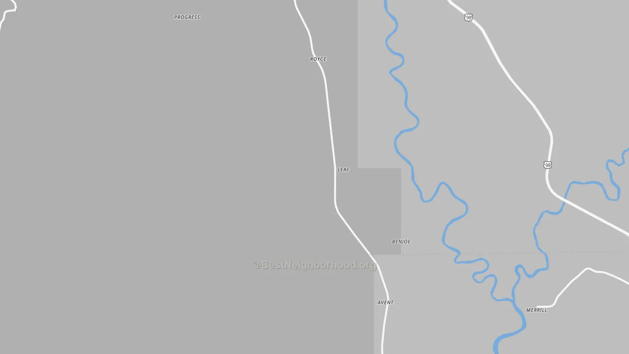 Transit Grade map of McLain, MS