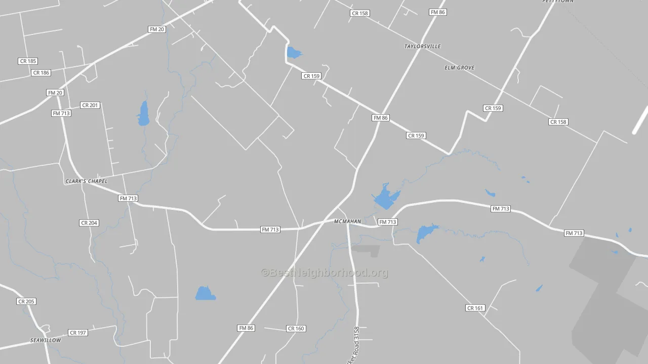 Transit Grade map of McMahan, TX