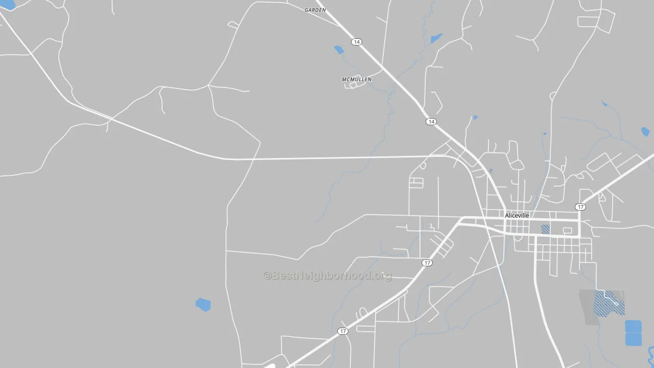 Transit Grade map of McMullen, AL