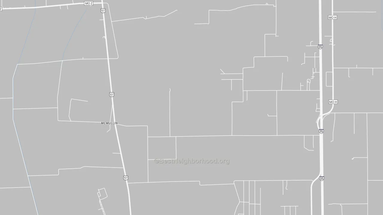 Transit Grade map of McMullin, MO