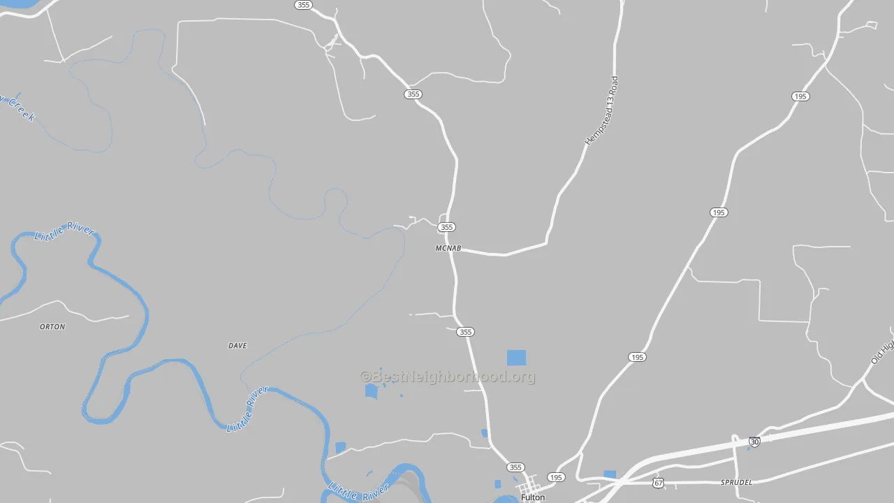 Transit Grade map of McNab, AR