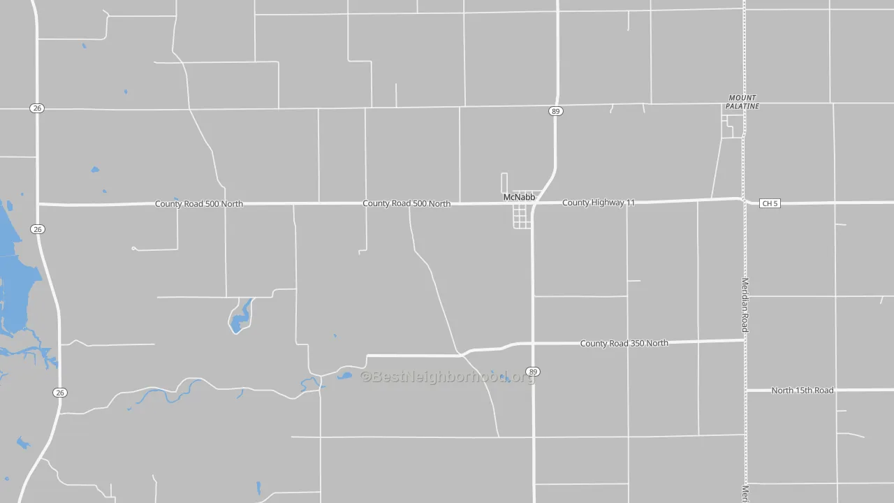 Transit Grade map of McNabb, IL