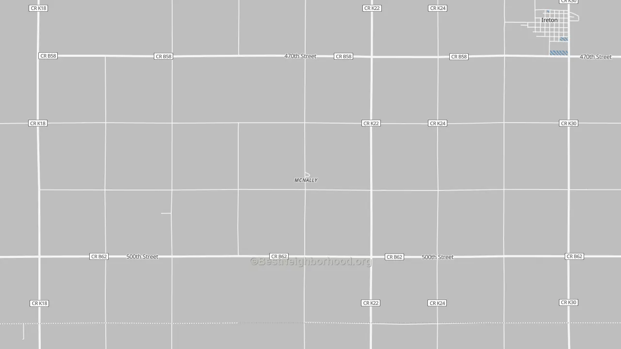 Transit Grade map of McNally, IA