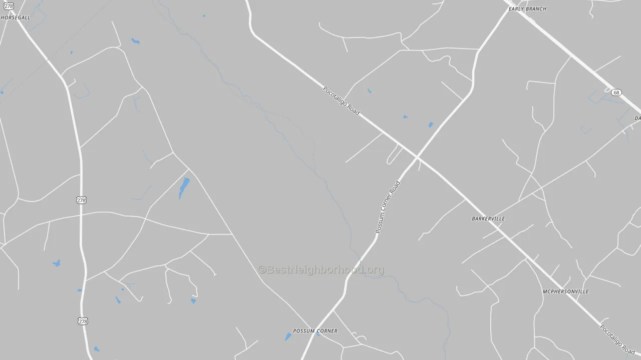 Transit Grade map of McPhersonville, SC