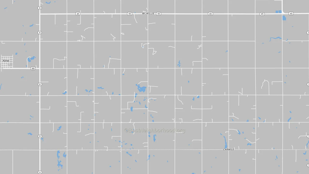Transit Grade map of McWillie, OK