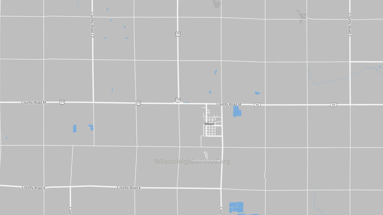 Transit Grade map of Mead, NE