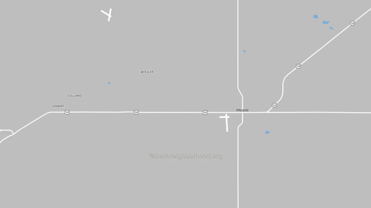 Transit Grade map of Meade County, KS