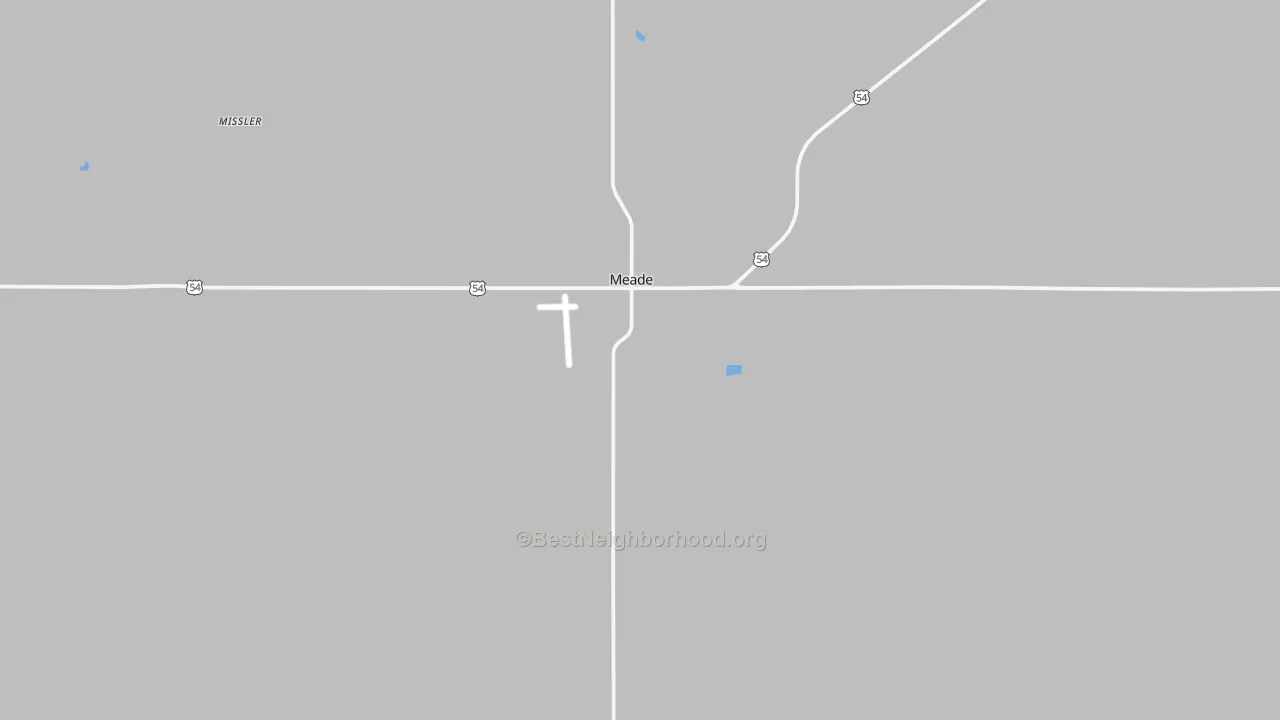 Transit Grade map of Meade, KS