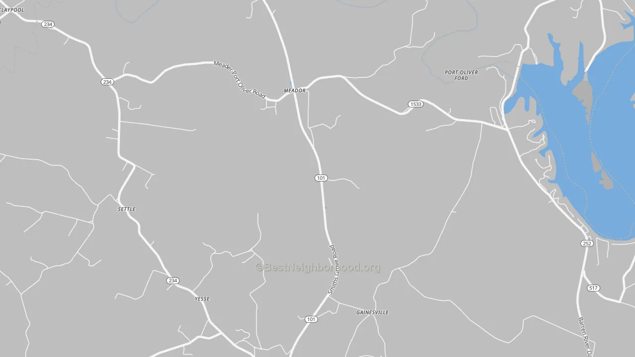 Transit Grade map of Meador, KY