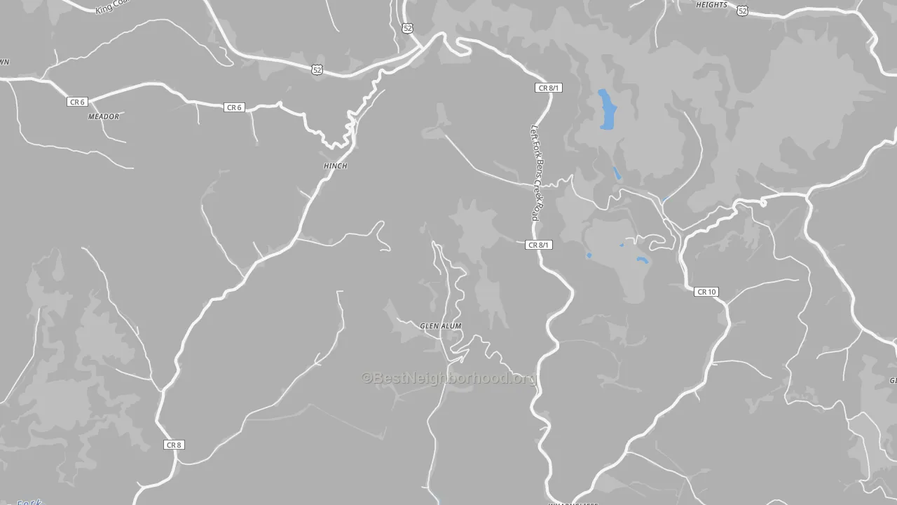 Transit Grade map of Meador, WV