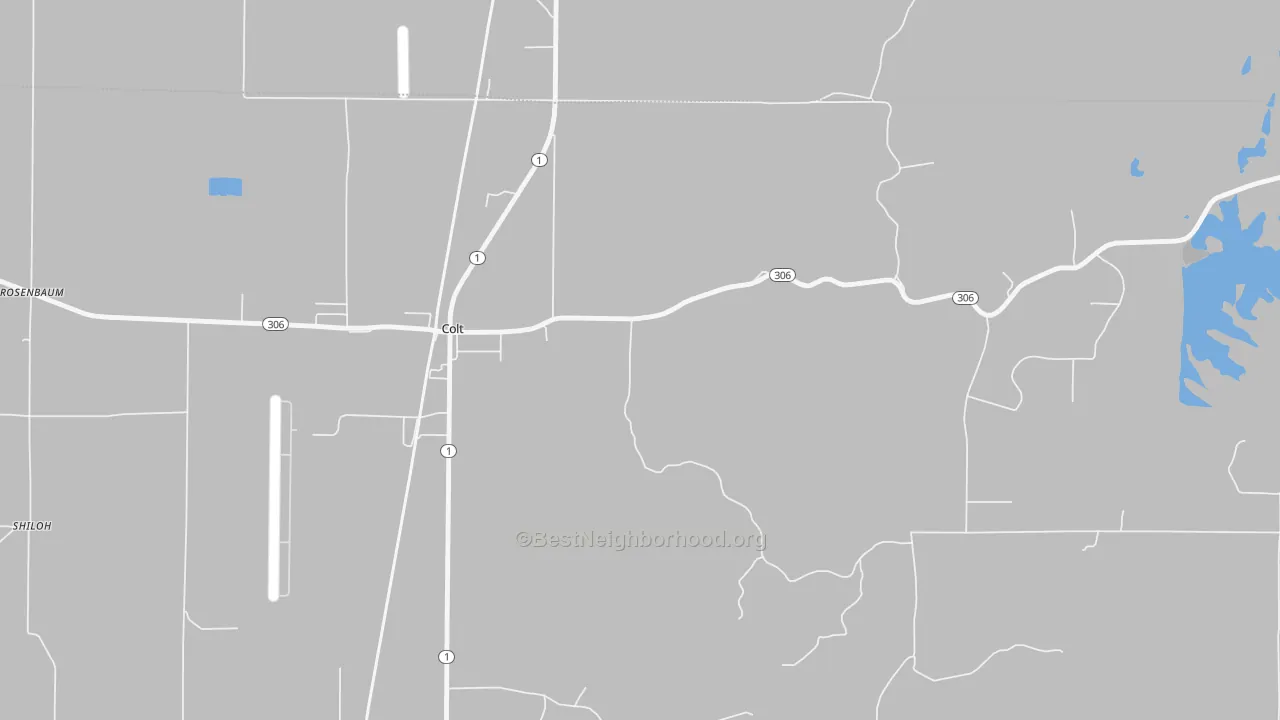 Transit Grade map of Meadow Cliff, AR