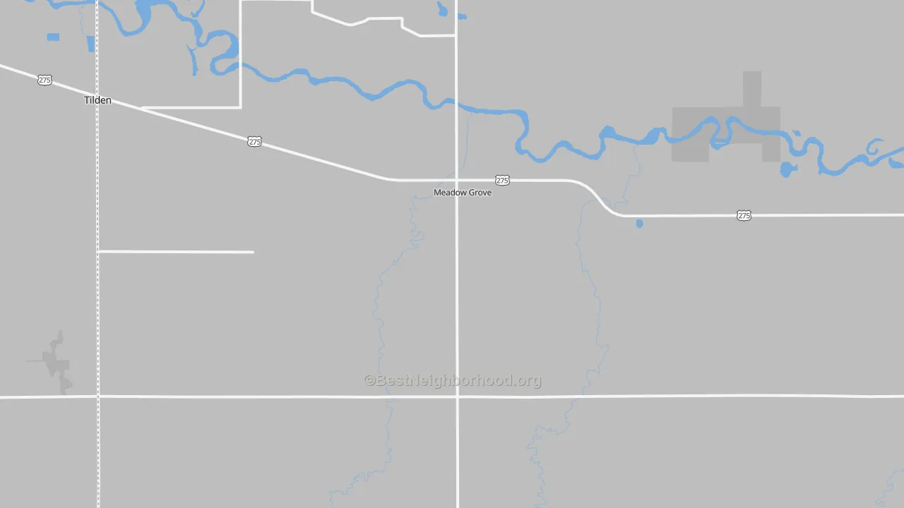 Transit Grade map of Meadow Grove, NE