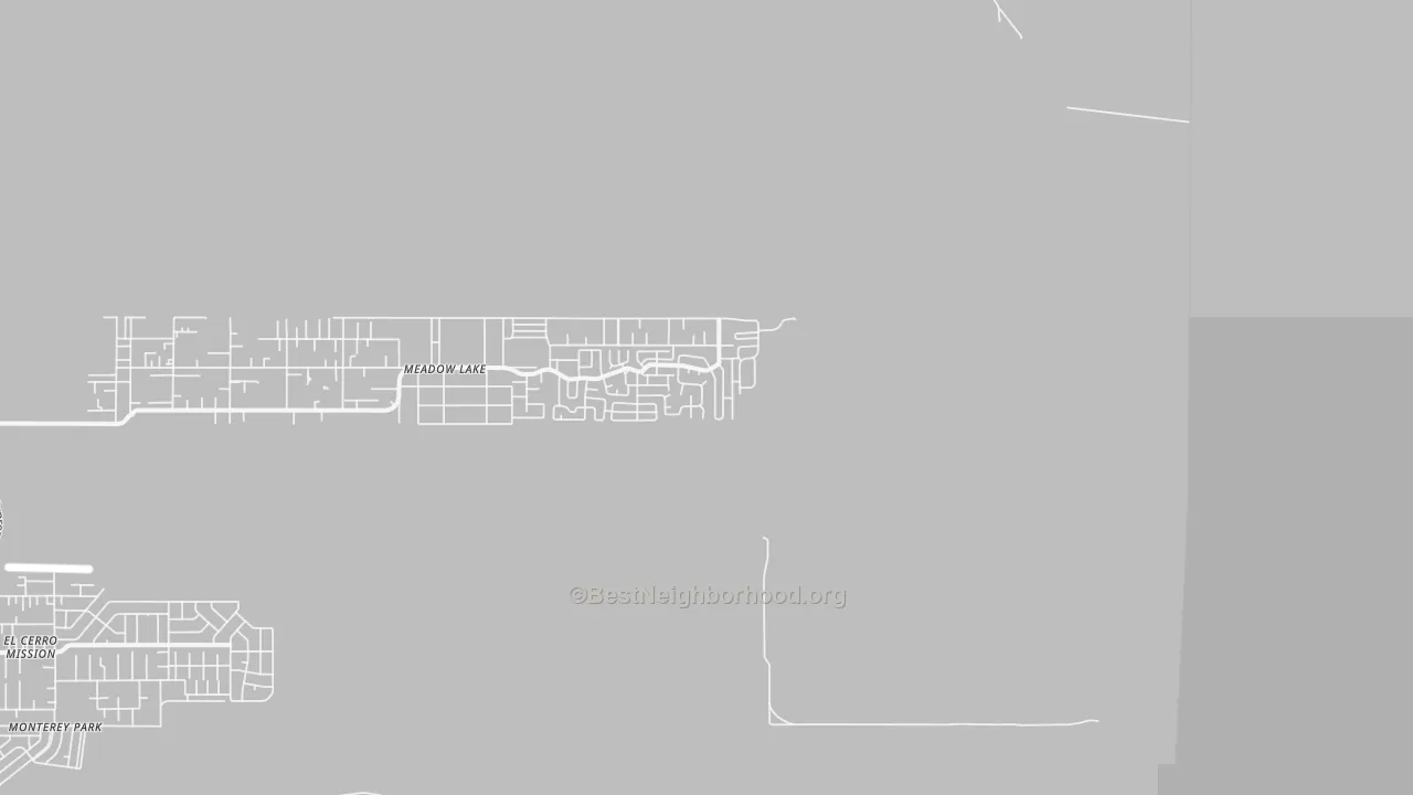Transit Grade map of Meadow Lake, NM