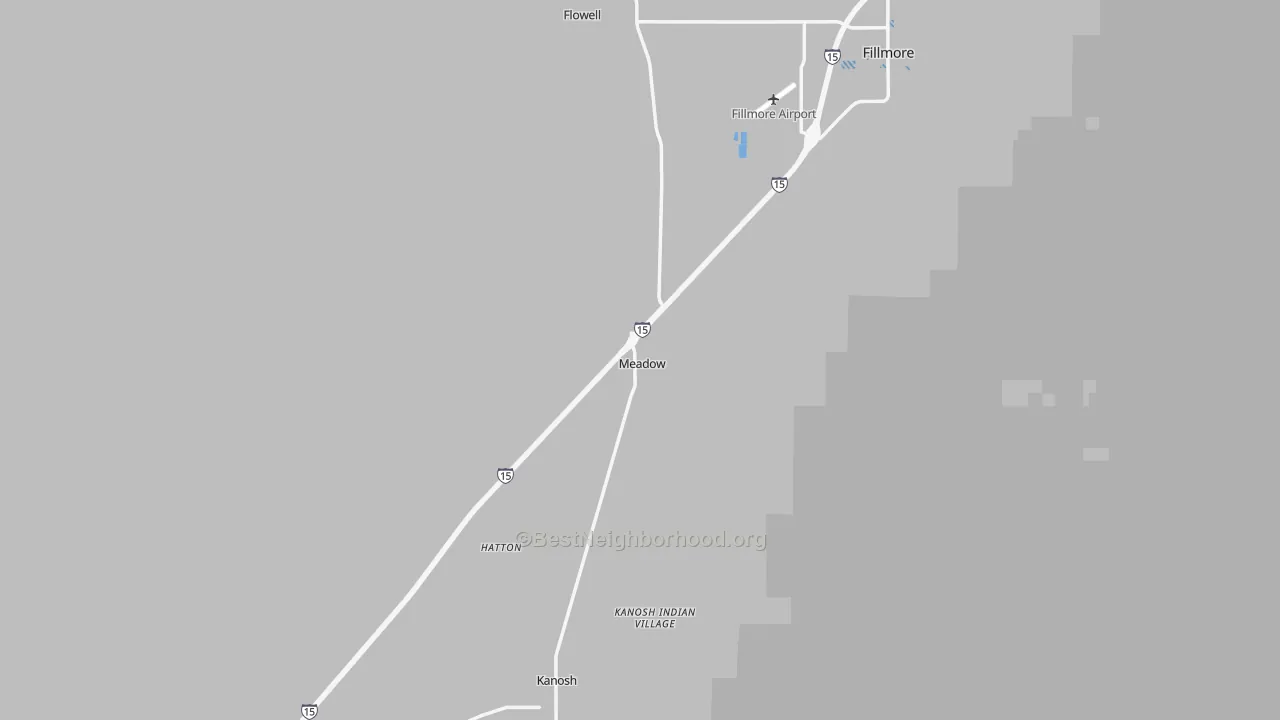 Transit Grade map of Meadow, UT