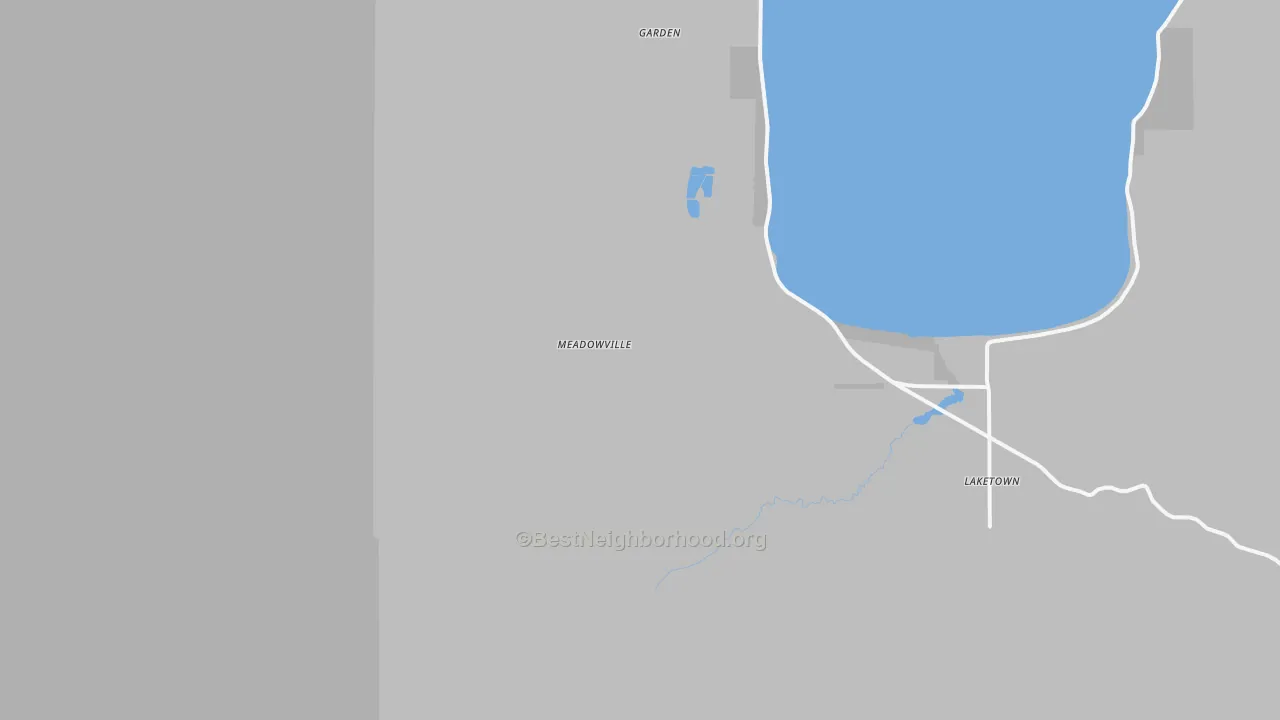 Transit Grade map of Meadowville, UT