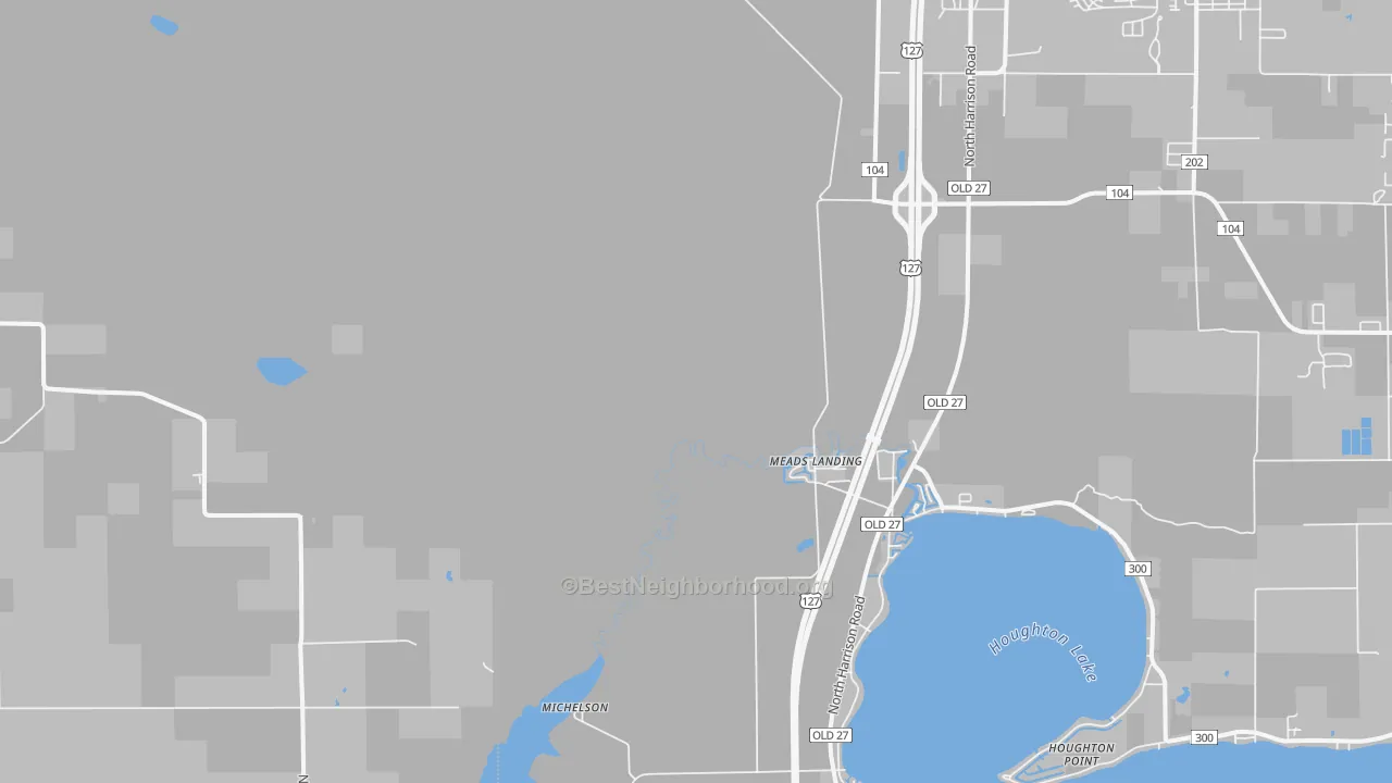 Transit Grade map of Meads Landing, MI