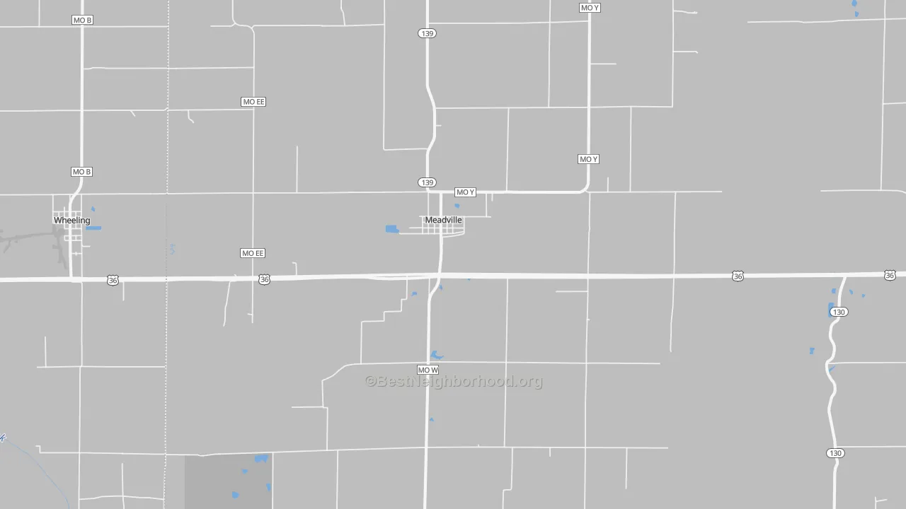Transit Grade map of Meadville, MO