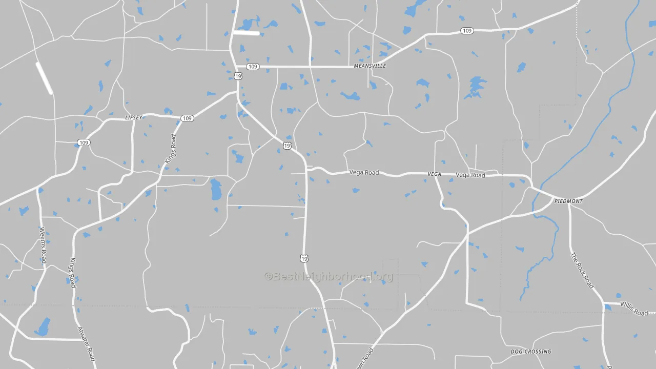 Transit Grade map of Meansville, GA