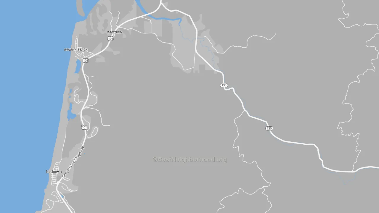 Transit Grade map of Meda, OR