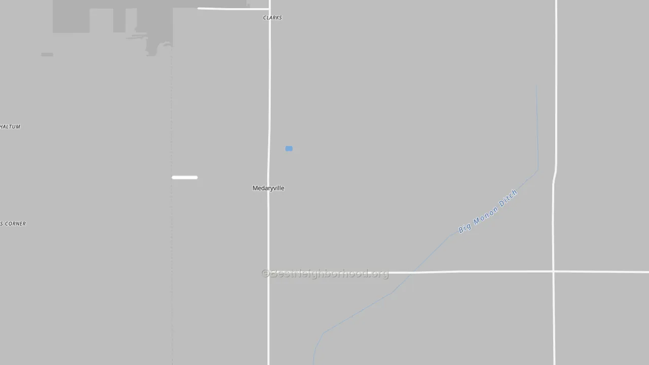 Transit Grade map of Medaryville, IN