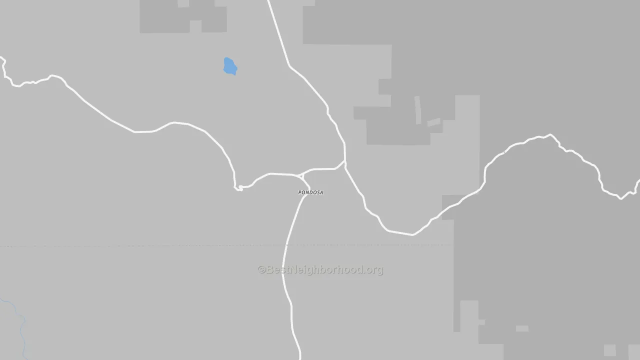 Transit Grade map of Medical Springs, OR