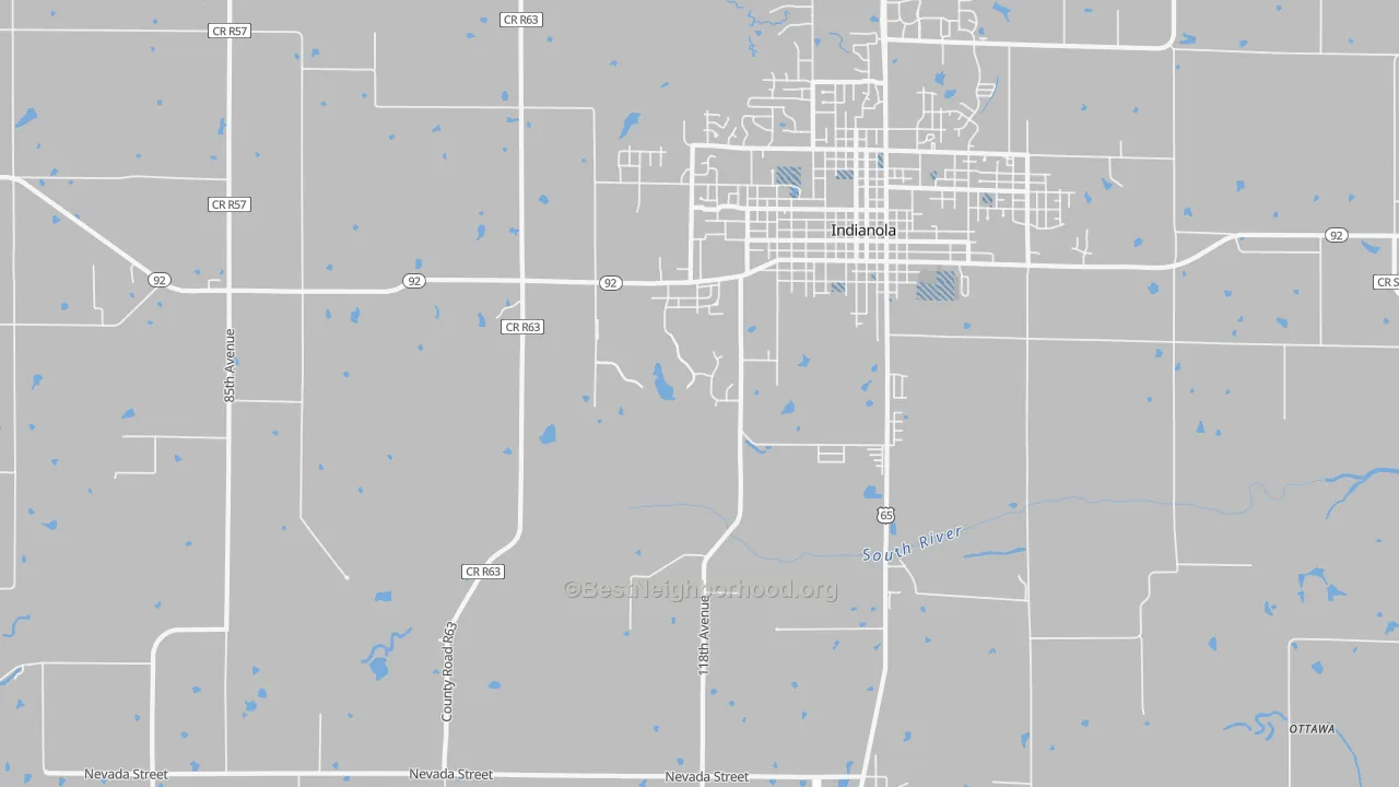 Transit Grade map of Medora, IA