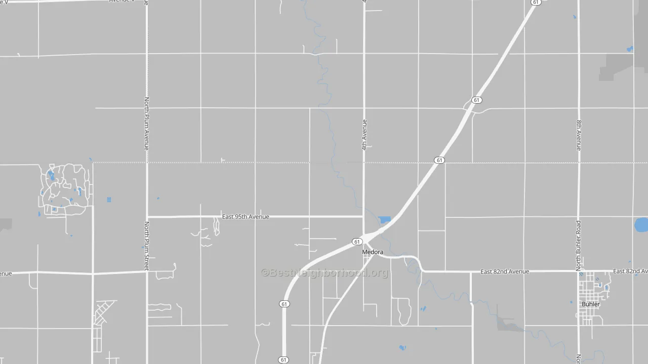 Transit Grade map of Medora, KS