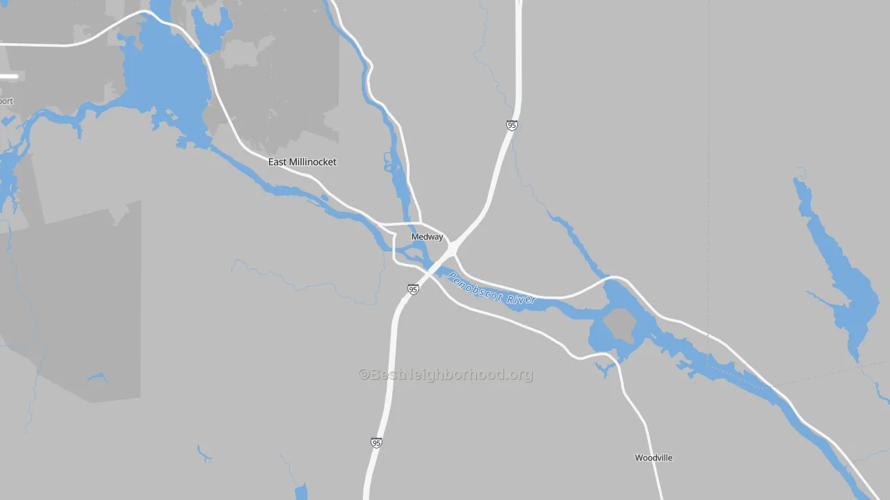 Transit Grade map of Medway, ME
